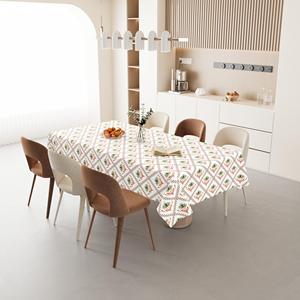 Nappe rectangulaire en coton 100 % imprimé motif canard pour table à manger, vente en gros, OEM ODM - Product Image 2
