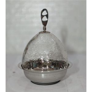Luxury Stainless Steel Snack Dipping Bowl with Spiral Wire Holder Tableware Decorative Buffet Party <b>Dip</b> Serving Bowl Stand Bowl - Product Image 4
