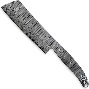 Cuchillo de Chef Multifuncional de Acero de Damasco Hecho a Mano con Diseño Trenzado, Personalizado OEM para Comercio Electrónico Burraq - Product Image 2