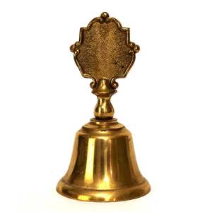 Campana de Mano Clásica de Latón Diseñada para Prácticas de Adoración, Sesiones de Mindfulness, Espacios Sagrados y Exhibición Elegante de Estilo Tradicional - Product Image 2