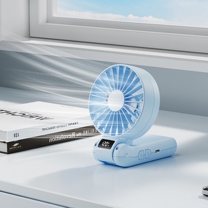 Ventilador de Mano Eléctrico de Alta Velocidad 2026 de 120 Velocidades, Ventilador de Cuello Plegable 3 en 1 con Pantalla Digital y Motor sin Escobillas - Product Image 2