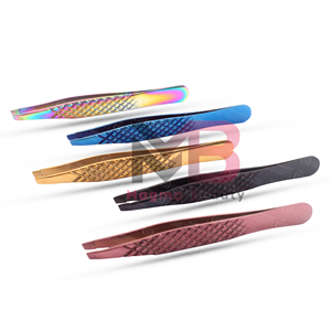 Pinzas para Cejas MAGMA BEAUTY de Acero Inoxidable, Nueva Gama Profesional, con Logotipo Personalizado, Antiestáticas, Ecológicas, de Lujo y Moda - Product Image 5
