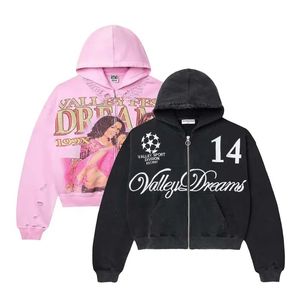 Sweat-shirts décontractés d'été en polyester et coton, effet délavé, poids du tissu 350g, respirants, séchage rapide, avec poches, service OEM - Product Image 5