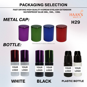 Pegamento para pestañas para extensión de pestañas coreano 2,9 s secado rápido 3ml/5ml/10ml negro impermeable fuerte adhesivo Etiqueta Privada - Product Image 2