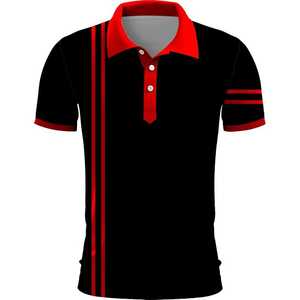 Camisa Elegante para Hombre con Estampado Personalizado de Rayas Blancas y Negras |   Camiseta de Moda de Manga Corta con Botones, Antiarrugas, para Golf y Uso Casual - Product Image 3