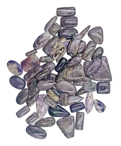 Charoita Natural Púrpura Pulida en Forma de Cabujón, Piedra Suelta de Formas Mixtas para Joyería, Precio Económico - Product Image 1