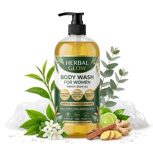 Gel Douche Corporel Herbal 1000ml pour Femmes, Formule Bio, Rafraîchissante, Éclaircissante, Médicamenteuse et Mousse Riche Parfumée – Vente en Gros - Product Image 1