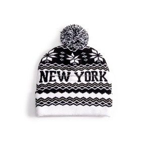 Gorro Unisex de Color Sólido, 100% Acrílico, Tejido por Computadora, Invierno, Casual, Adulto, 56-58CM, Servicio OEM - Product Image 2