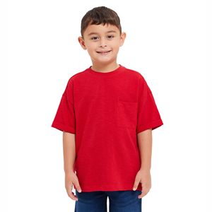Camiseta Infantil de 240g, 100% Fibra de Bambú, Personalizable, Manga Corta, Alta Calidad, Color Puro, Estilo Urbano - Product Image 6
