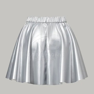 Jupe crayon midi décontractée en cuir véritable pour femme, taille haute, élégante, respirante, écologique, lisse, tendance, style moderne pour le quotidien - Product Image 2