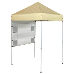 Gazebo da Esterno 5x5 Piedi con 1 Parete Laterale per Protezione dal Sole - Product Image 1