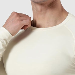 Camisetas Deportivas de Compresión para Hombre, Manga Larga, Secado Rápido, Personalizables, 100% Algodón, Cuello Redondo - Product Image 4