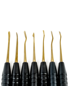 Sambrialmed International Proximator Luxating Elevators Spade PDL, Juego de 7 Piezas en Caja, Recubrimiento de Titanio Negro, SI-44-425, Certificado CE - Product Image 3