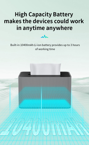 Caja de Madera con Forma de Caja de Pañuelos, Material ABS, Anti Grabación de Voz, Bloqueador de Grabadoras, 42 Cabezales Ultrasónicos, Respaldo de Energía Incorporado, Wi-Fi - Product Image 6