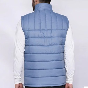 Breathable Sports Puffer Vest Men's Fitness Sleeveless <b>Jacket</b> Moisture Wicking Activewear - Product Image 5