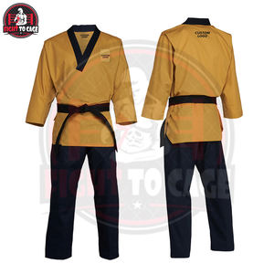 Uniforme de Taekwondo en couleur unie contrastée, nouvelle collection, grandes tailles, best-seller, créez vos propres combinaisons de Taekwondo - Product Image 5