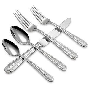 Ensemble de couverts élégants et luxueux en acier inoxydable, durables et résistants à la rouille, pour la table à manger, la cuisine, les cadeaux d'affaires - Product Image 6
