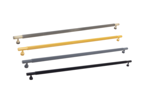 Aluminum Long Cabinet Handle Martin Round Bar Pull <b>Matt</b> Gold AB <b>Matt</b> Silk <b>Black</b> Wardrobe <b>Door</b> Handle Modern Furniture Hardware - Product Image 2