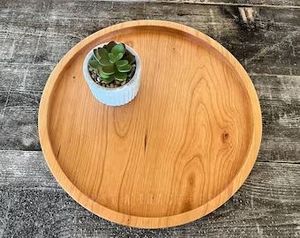 Plateau de service en bois naturel très demandé, résistant à la chaleur, pour la cuisine, porte-aliments et boissons pour la maison et les restaurants à prix raisonnable - Product Image 2