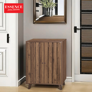 Mueble Zapatero de Calidad Columbia Walnut de 4 Niveles SC216, Versátil para Entrada, Sala de Estar, Exterior, Hotel, Apartamento - Product Image 1