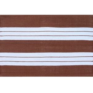 Tapis de table en coton rayé durable fait à la main tapis de table lavable pour l'intérieur extérieur banquets à la maison mariages napperon tissé - Product Image 1