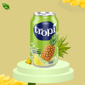 Jus de fruits tropicaux Tropi 330 ml en canette aluminium, cocktail cerise, fruit de la passion, ananas, fournisseur OEM, marque privée - Product Image 5