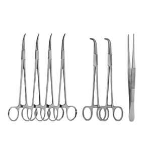 Juego de 104 Piezas de Instrumentos Básicos para Cirugía Abdominal y Laparotomía, Grado Alemán, Tijeras Mayo, Pinzas, Retractores, Portaagujas - Product Image 6