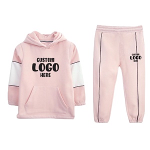 New Style Boys Clothing Sets Kids Winter <b>Piping</b> Clothes Loose Thick Tracksuit Pullovers Tops + Pants 2PCS Outfits Sweatsuits - Product Image 1