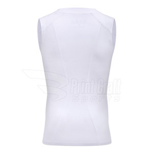 Solid Color Customized Logo Sleeveless <b>Compression</b> <b>Shirts</b> New Style Sustainable Sleeveless <b>Compression</b> <b>Shirts</b> - Product Image 3