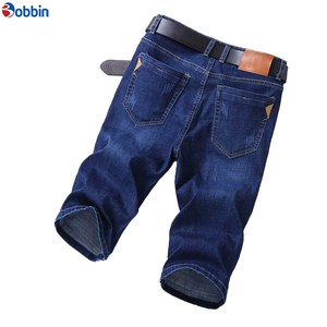 Pantalones Cortos de Mezclilla para Hombre, Estilo Informal, Rectos y Holgados, Pantalones Cortos de Mezclilla, Overoles Masculinos, Pantalones Cortos de Mezclilla Personalizados para Hombre - Product Image 3