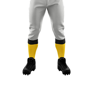 Ensemble uniforme de baseball pour homme, maillot gris à manches courtes avec pantalon rayé, polyester respirant, coupe classique, vêtements pour toutes les saisons - Product Image 2