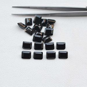 La mejor calidad certificada 3x5mm 10x14mm Espinela negra natural Corte Octágono Piedra preciosa suelta facetada Verificado por el proveedor del fabricante - Product Image 4