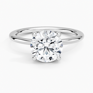 BOJ <b>Ring</b> 086 Round Cut 925 <b>Silver</b> Halo Prong Stone <b>Solitaire</b> Diamond <b>Ring</b> 2ct D Color VVS1 Moissanite GRA Certified Low Price - Product Image 1