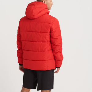 Unisex High Quality Casual Puffer Jacket for Winter Hooded Patchwork <b>Bubble</b> <b>Coat</b> with Stand Collar and Zipper Closure - Product Image 4