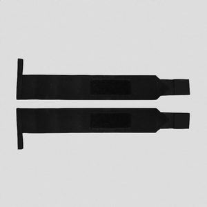 Bandes de maintien pour poignets à poids lourd avec boucles pour le pouce, en polyester et coton, fermeture auto-agrippante pour la musculation et l'entraînement en force - Product Image 3