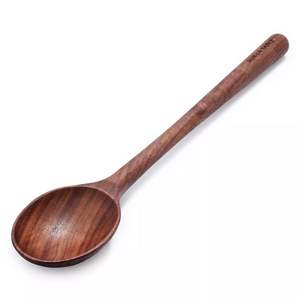 Nueva Cuchara de Madera de Acacia Japonesa, Cuchara de Madera de Mango Largo, Cuchara de Arroz para Niños, Cuchara de Sopa de Madera Creativa - Product Image 1