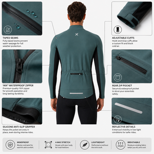 Chaqueta de Ciclismo de Manga Larga Unisex X Sports City, Ajuste Aerodinámico Premium, Múltiples Colores, Forro Térmico Transpirable para Ciclismo de Carretera - Product Image 4