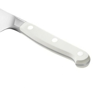 5.5 Inch Fine Edge Prep <b>Knife</b> Silver Blade White Three Rivet Handle Kitchen <b>Knife</b> for Vegetable Chopping Fruit <b>Slicing</b> Food Prep - Product Image 3