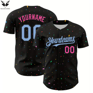 เสื้อเบสบอลแบบเต็มตัว ปี 2026 สำหรับทีม  แบบซับลิเมชั่น  คุณภาพสูง ระบายอากาศได้ดี ผลิตจากโพลีเอสเตอร์ 100% พิมพ์ลายดิจิทัล - Product Image 2