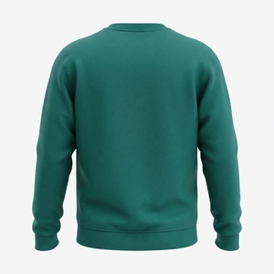 Sweat-shirt à col rond personnalisé en gros, OEM, vierge, unisexe, grandes tailles, pour hommes et femmes, tricoté en hiver, 100 % coton, coupe-vent, avec capuche - Product Image 4