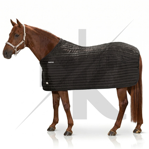 Manta para Caballo Transpirable de Alta Calidad, Tela Exterior de Poliéster, Relleno Térmico de 100g, Ultra Ligera y Práctica, Equipo para Establos - Product Image 3