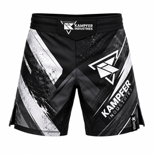 กางเกงมวย MMA โพลีเอสเตอร์คุณภาพสูง ยืดหยุ่นได้ แห้งเร็ว ระบายอากาศดี สำหรับทุกเพศ  สามารถปรับแต่งได้ เหมาะสำหรับการฝึกซ้อม UFC - Product Image 1