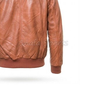 Veste en cuir pour homme, style décontracté, haute qualité, pour motard, coupe ajustée, vente en gros, prix attractif. - Product Image 5