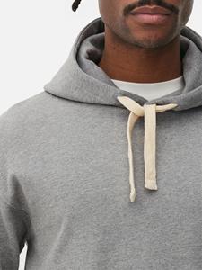 เสื้อฮู้ดผู้ชายสีเทา ทรงปกติ แขนยาว ผ้าเฟรนช์เทอร์รี่ มีเชือกผูก - Product Image 3