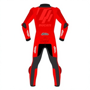 Combinaison de course MotoCP <span class=keywords><strong>Marc</strong></span> Marquez Rucati en cuir de vachette/crocodile pour <span class=keywords><strong>moto</strong></span>/cyclisme, combinaison de motard en cuir, niveau 2 CE Pro - Product Image 2