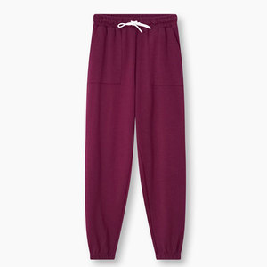 Pantalon d'hiver en molleton de coton personnalisé, coupe droite, poches latérales, style streetwear tendance, vente en gros, vêtement décontracté - Product Image 5