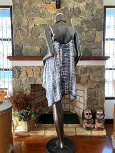 Blusa tipo túnica de manga corta con cuello en V, lavable y ecológica para mujer, estilo bohemio, corte holgado, dobladillo recto, ideal para verano - Product Image 2