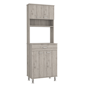 Area della baia dispensa due porte mobili da cucina con un cassetto e quattro gambe regolabili in metallo - Product Image 5