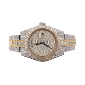 Reloj de Moissanita con Diamantes, Relojes de Lujo Totalmente Automáticos, Reloj de Moissanita con Diamantes VVV - Product Image 2