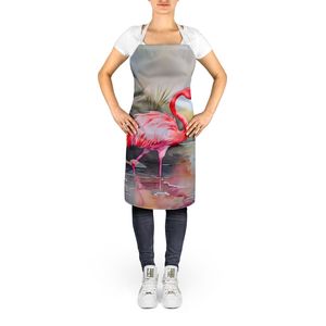 Delantal de flamenco multicolor grande, servidor de cocina Unisex para cocinar, manualidades para hornear, jardinería para adultos y Unisex - Product Image 2